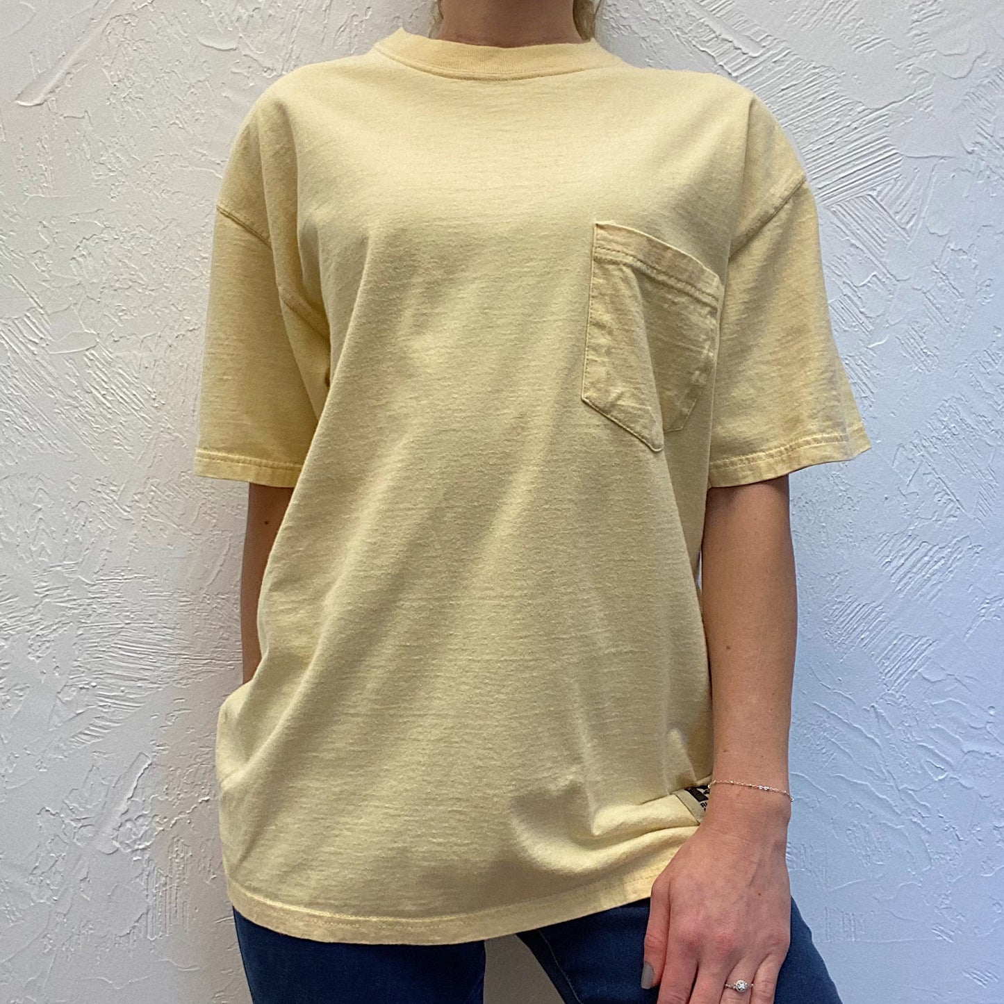 (M) Muted Yellow Tee