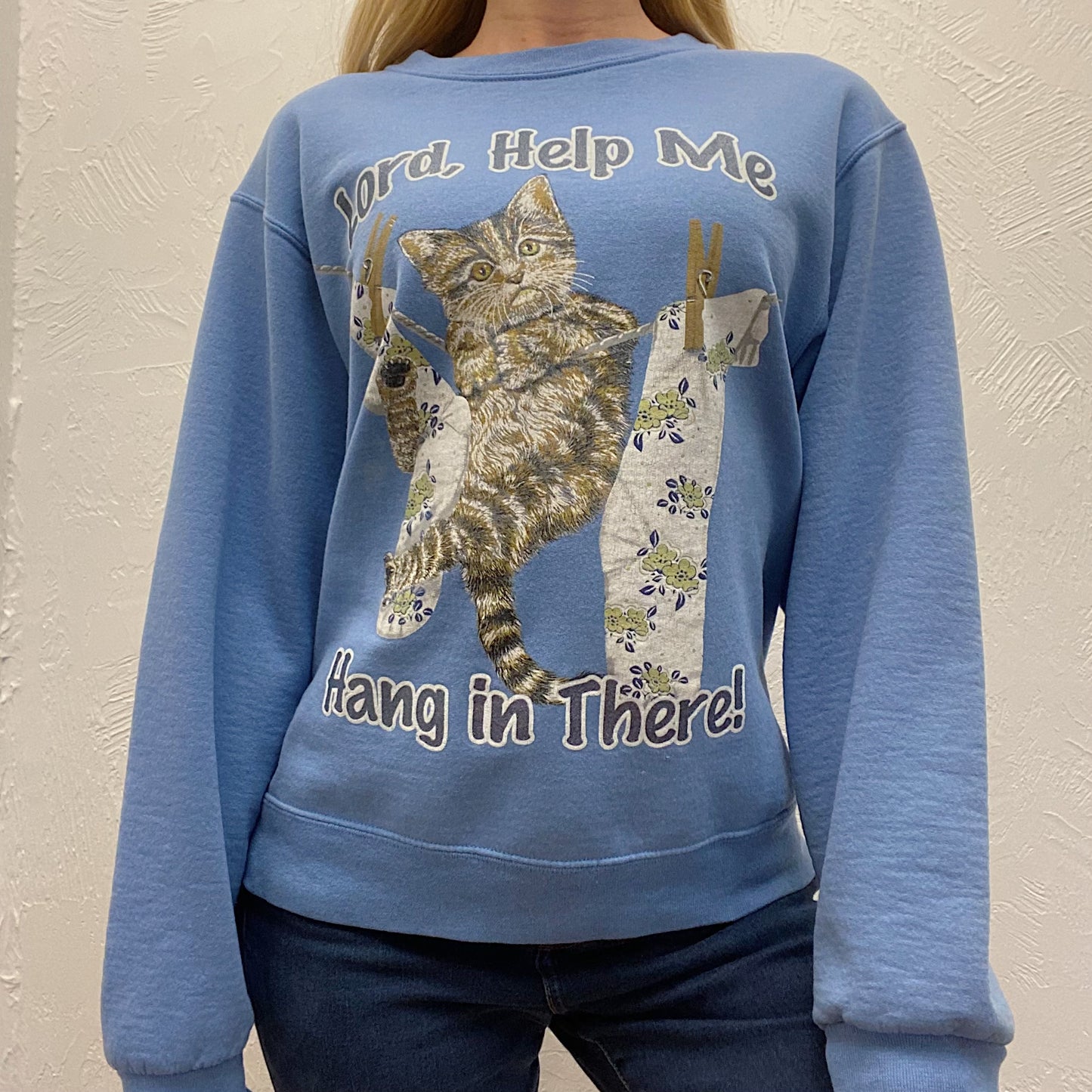 (S) Vintage Kitty Crewneck