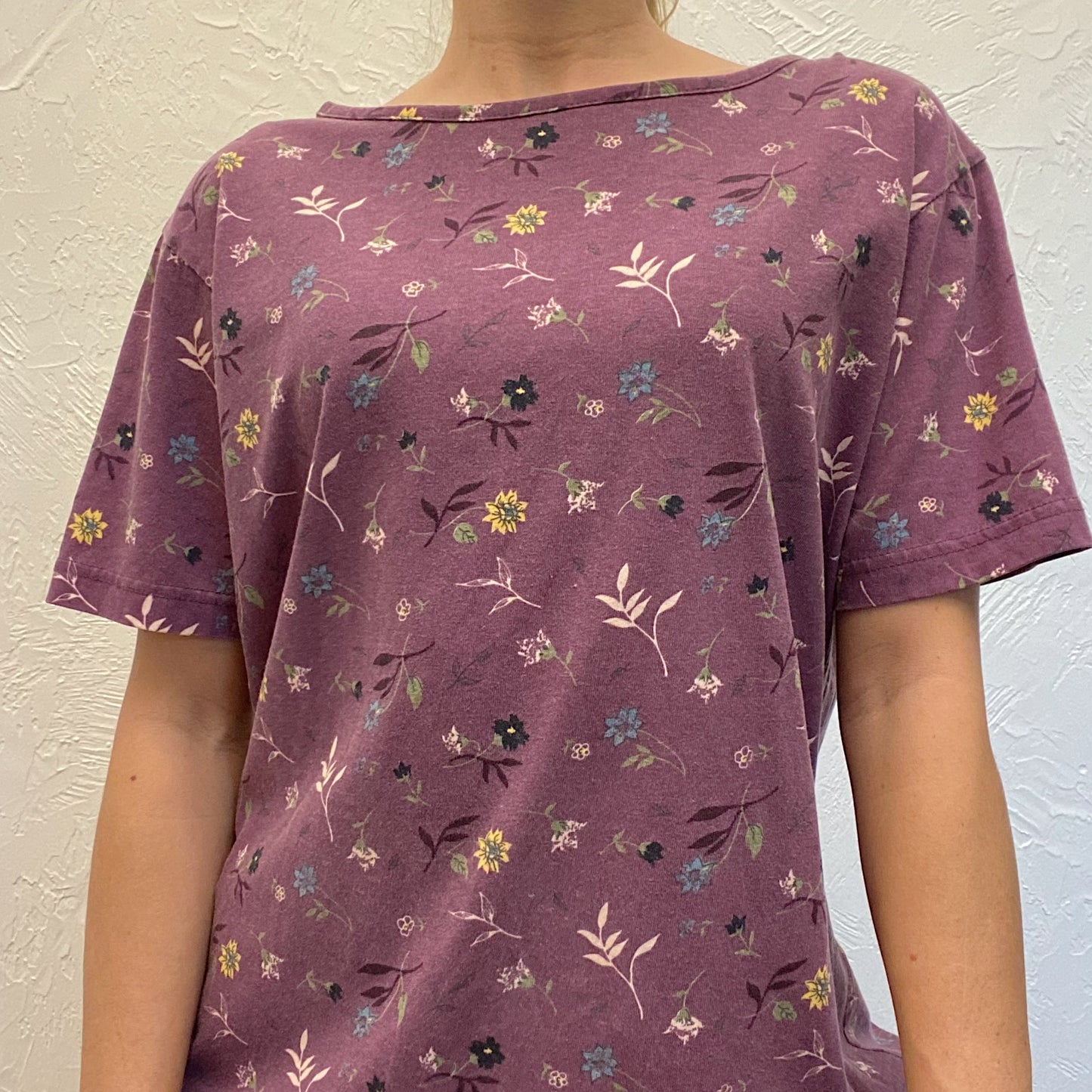 (L) Vintage Floral Top