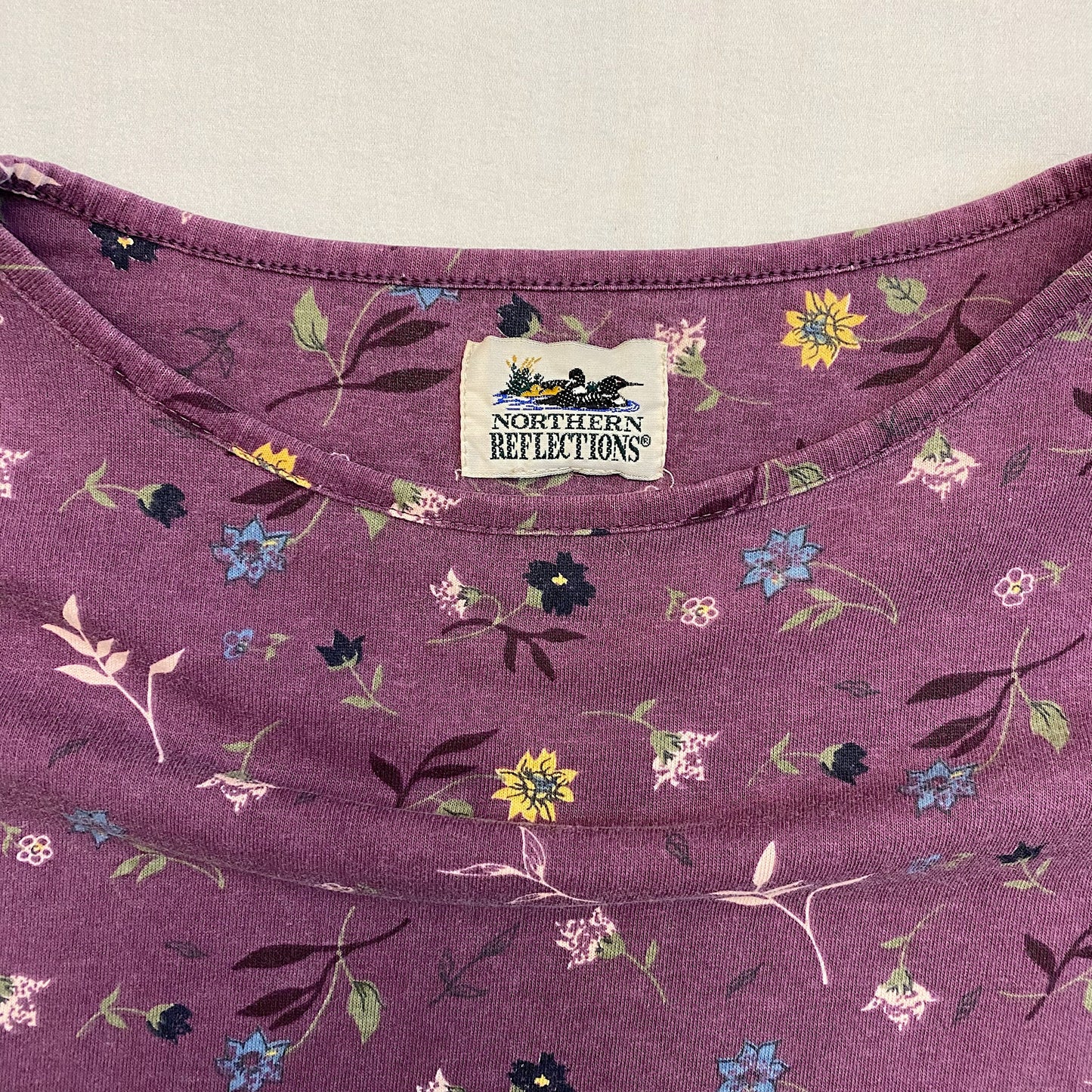 (L) Vintage Floral Top