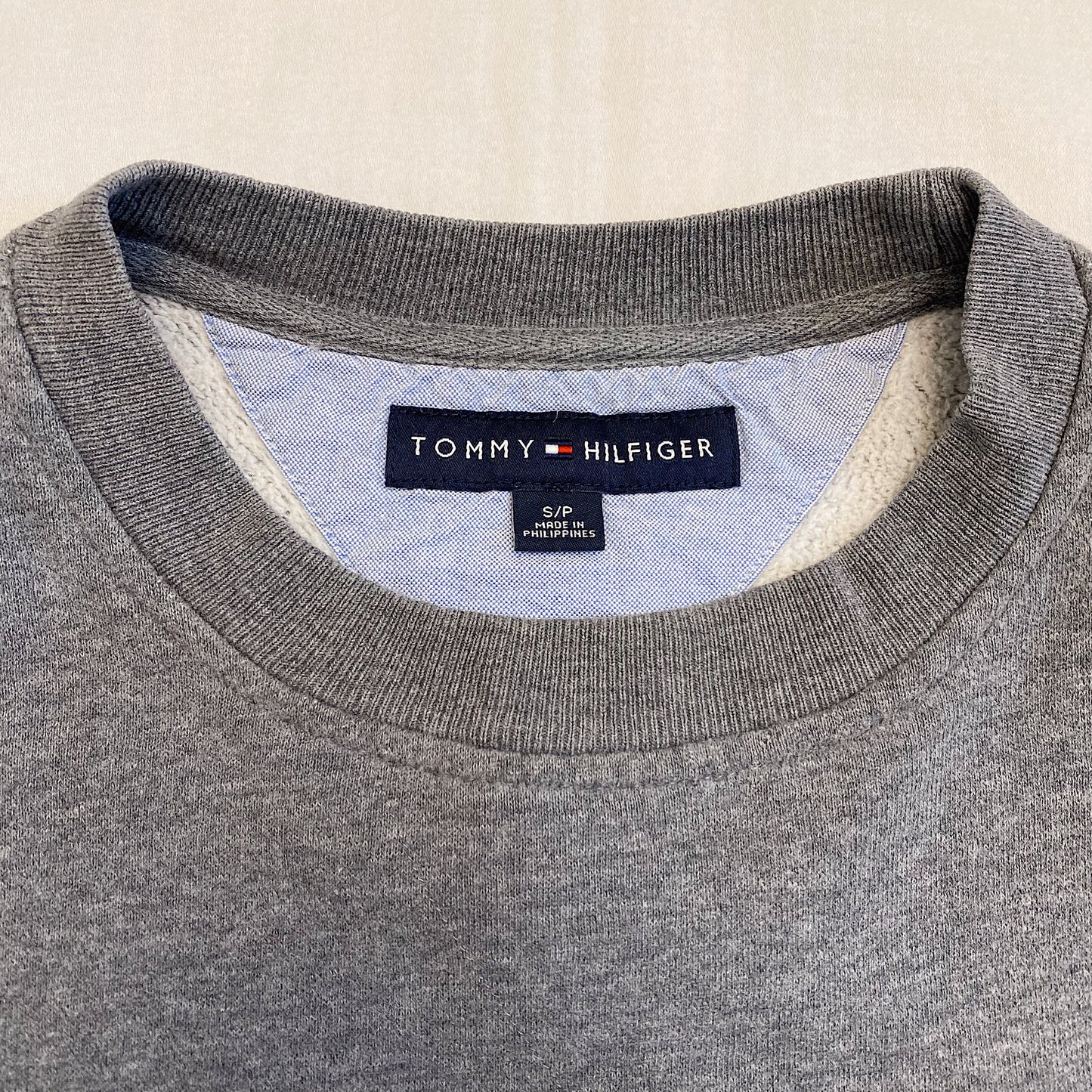 (S) Gray Tommy Crewneck