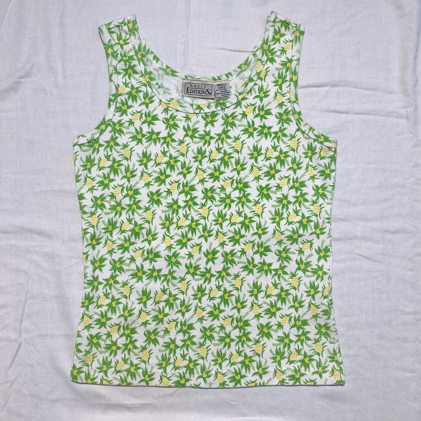 (S) Pineapple Tank Top