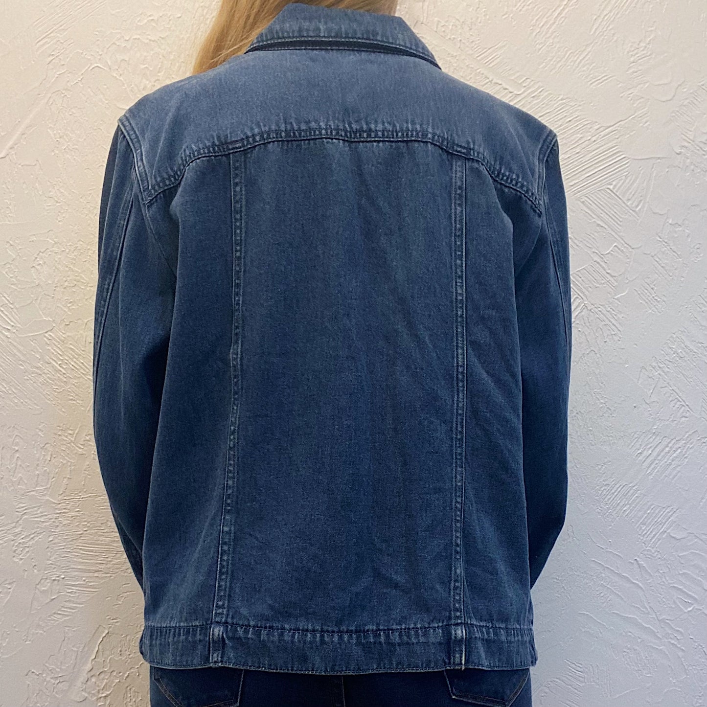 (M) Navy Denim Jacket