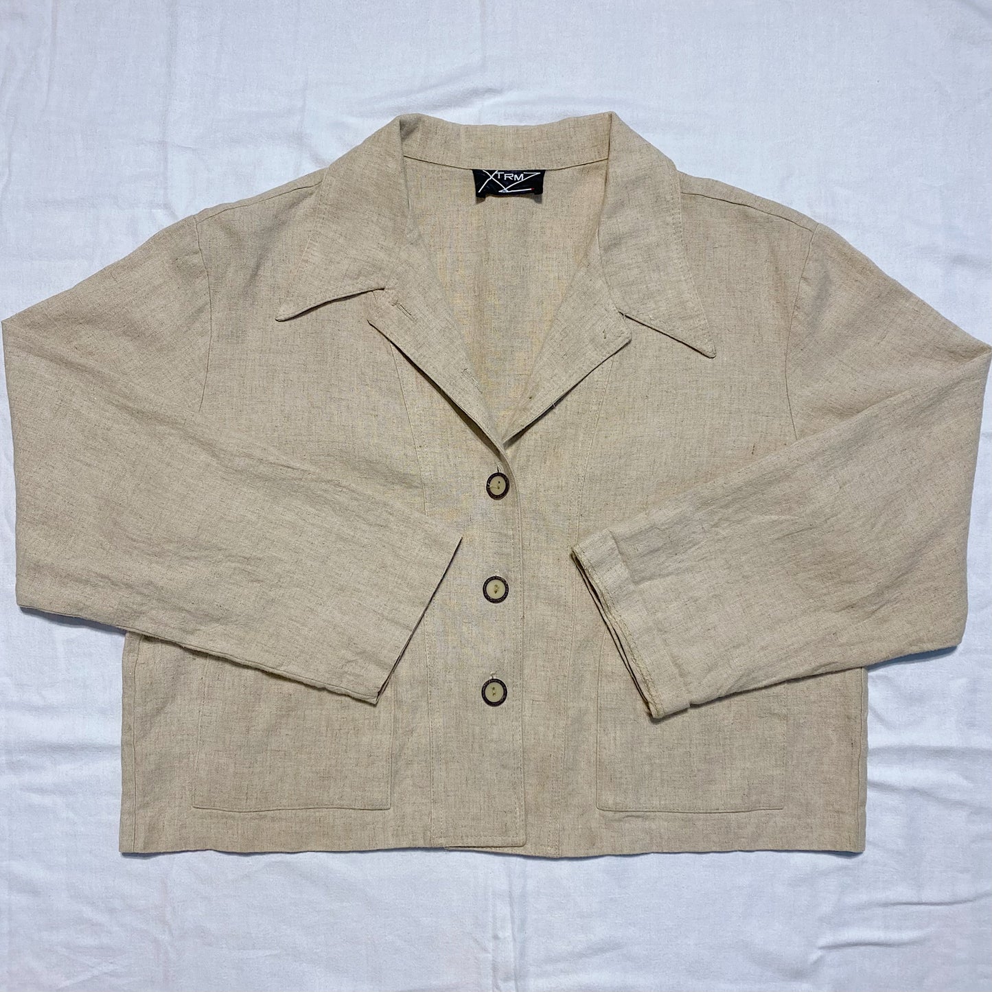 (M) Vintage Linen Blazer