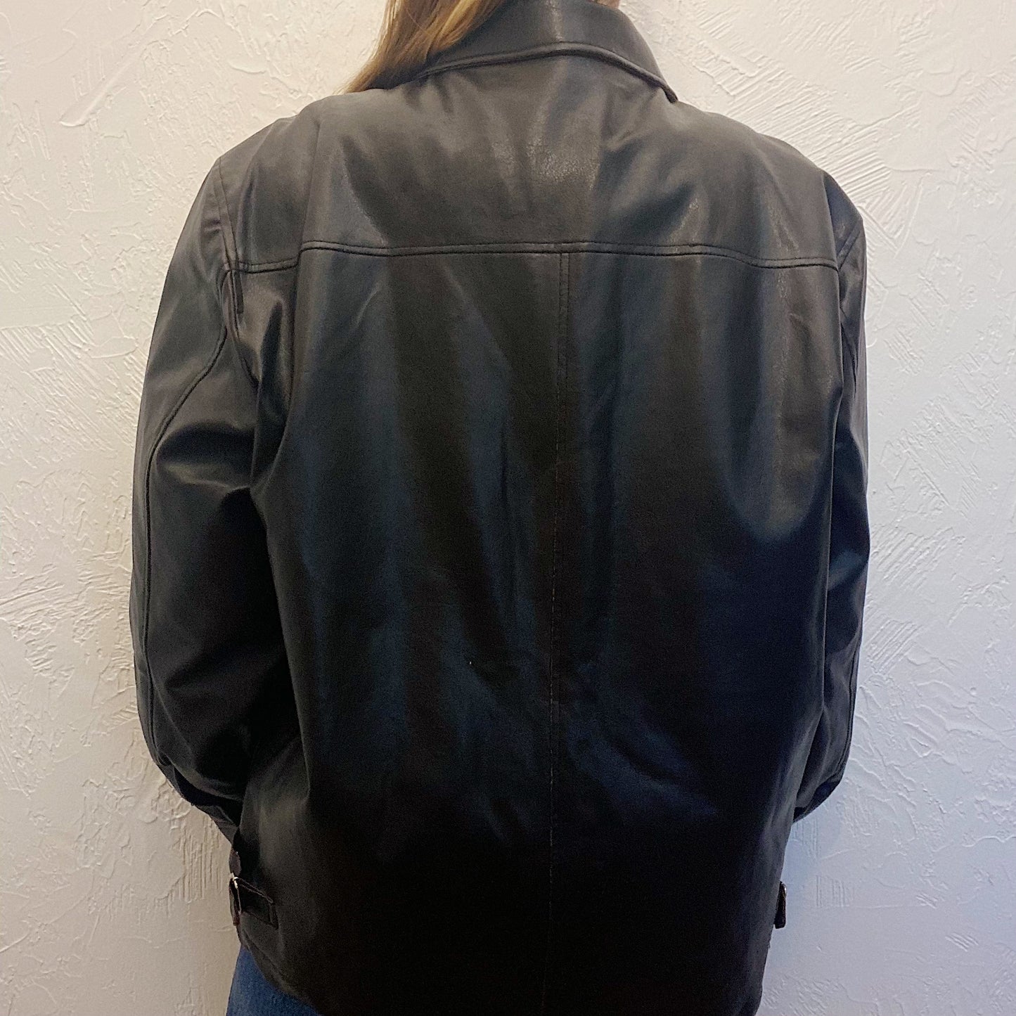 (L) Vintage Leather Jacket