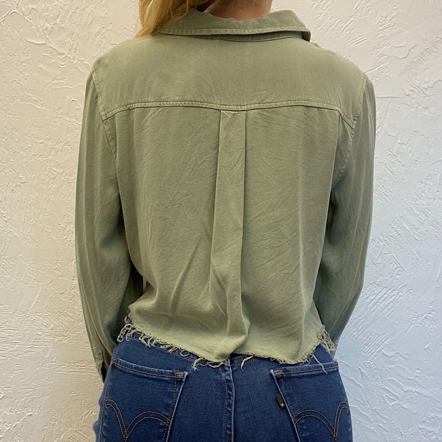 (M) Sage Green Top