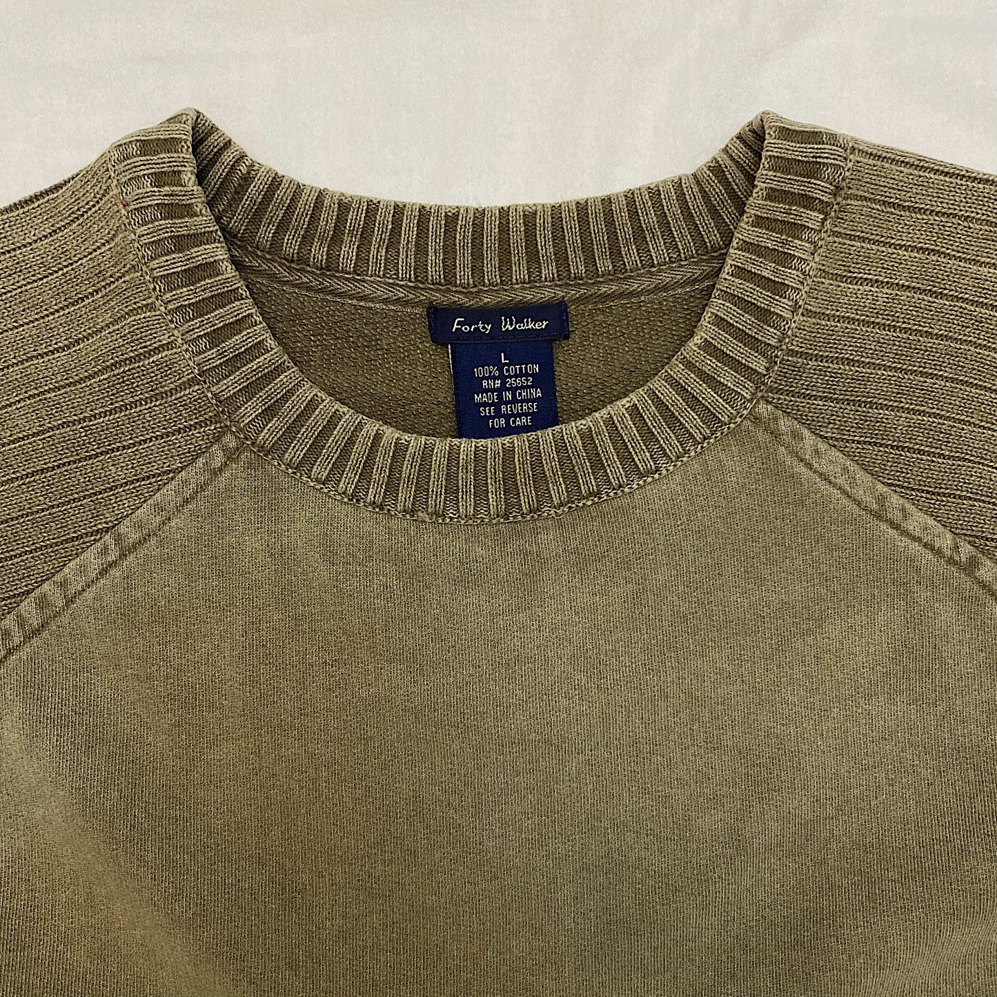 (L) Olive Green Sweater