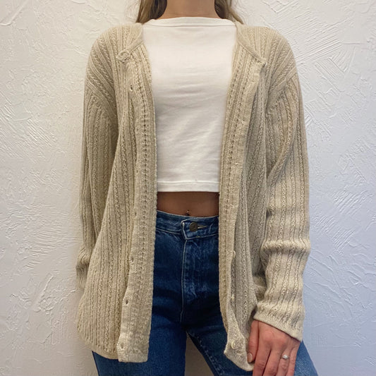 (XL) Vintage Knit Cardigan