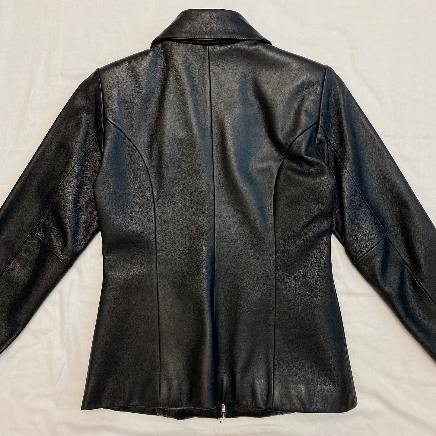 (XS) Vintage Leather Jacket