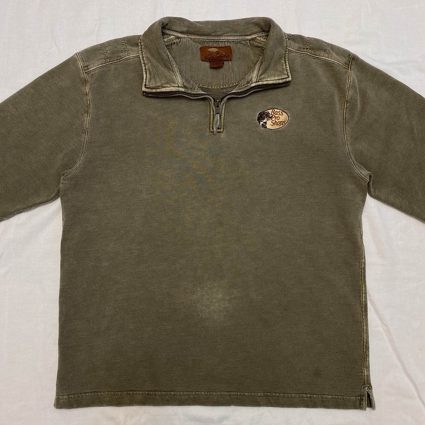 (M) Bass Pro Quarter Zip