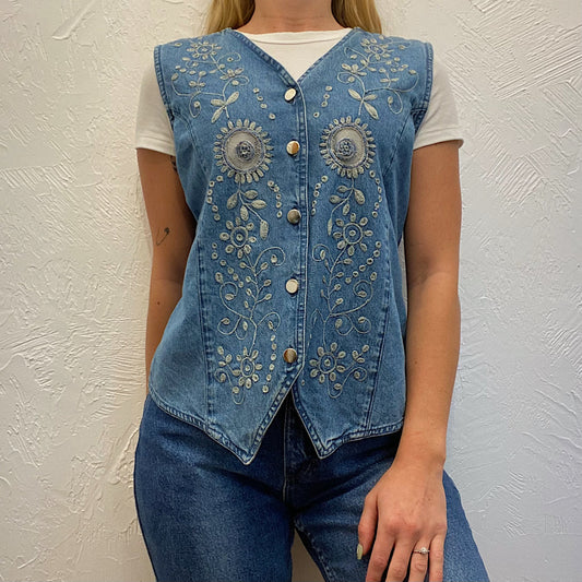 (M) Vintage Denim Vest