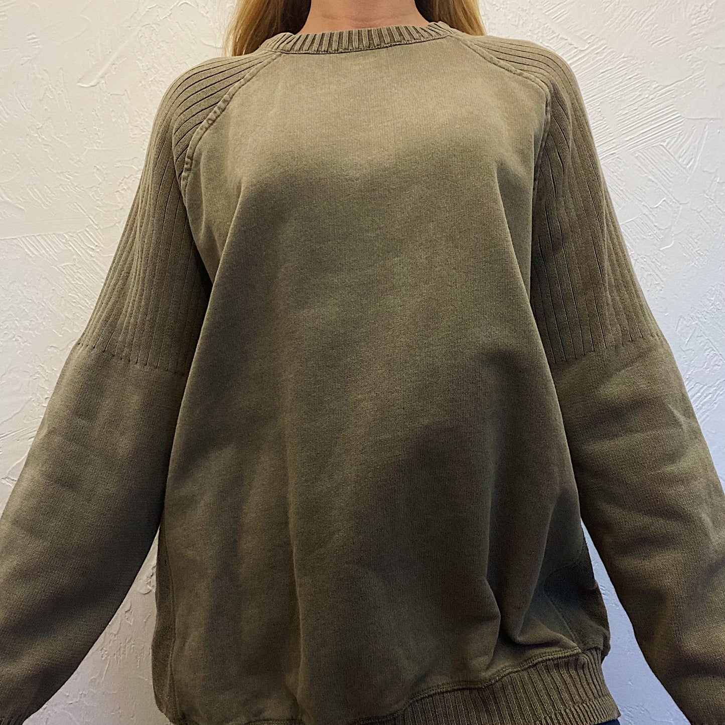 (L) Olive Green Sweater