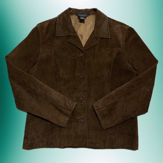 (M) Vintage Suede Leather Jacket