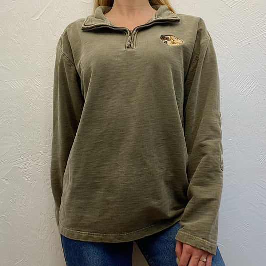 (M) Bass Pro Quarter Zip