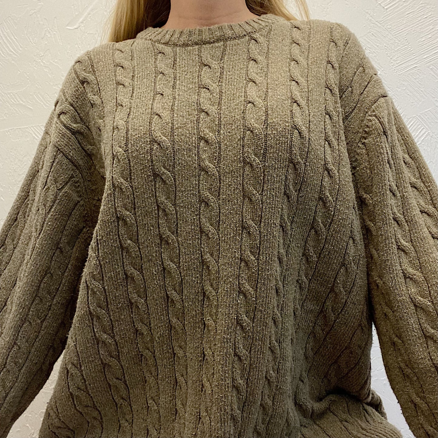 (XXL) Vintage Oatmeal Sweater