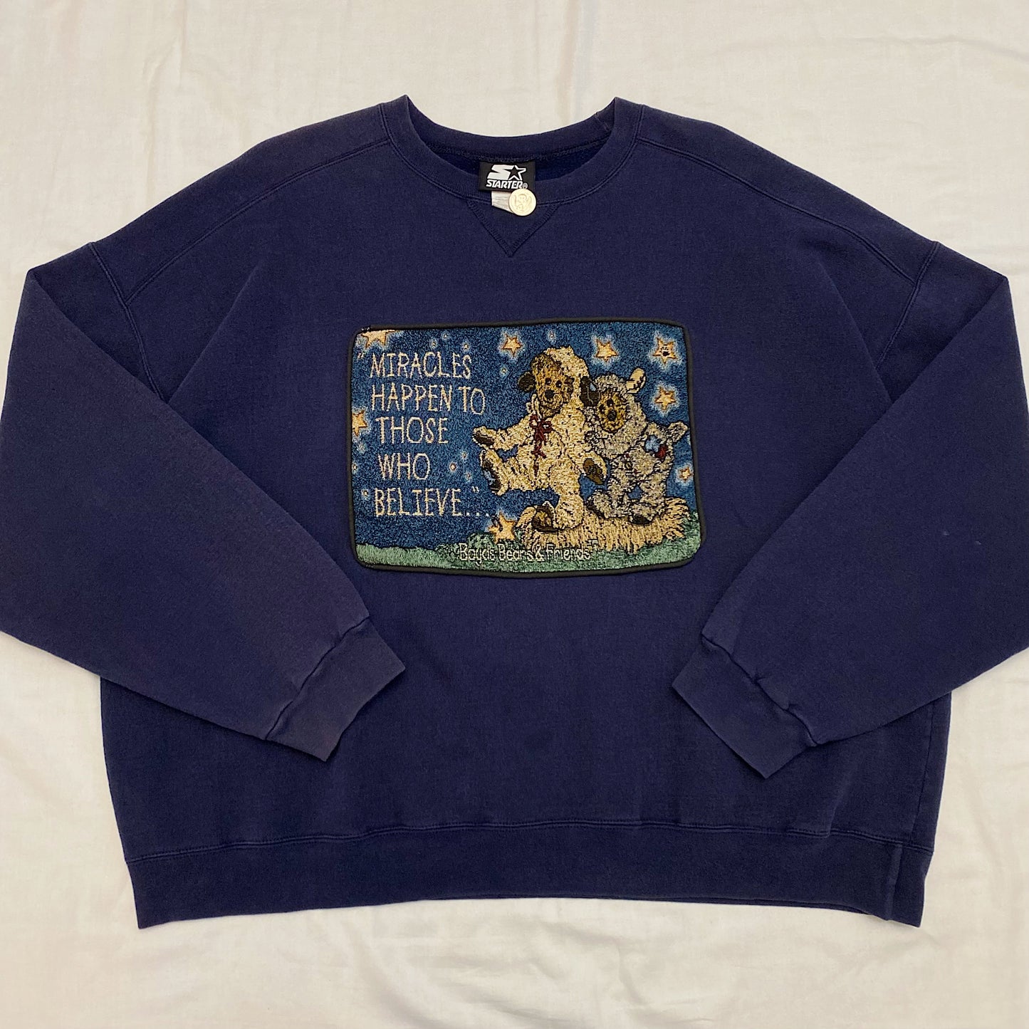 (XXL) Upcycled Teddy Sweatshirt