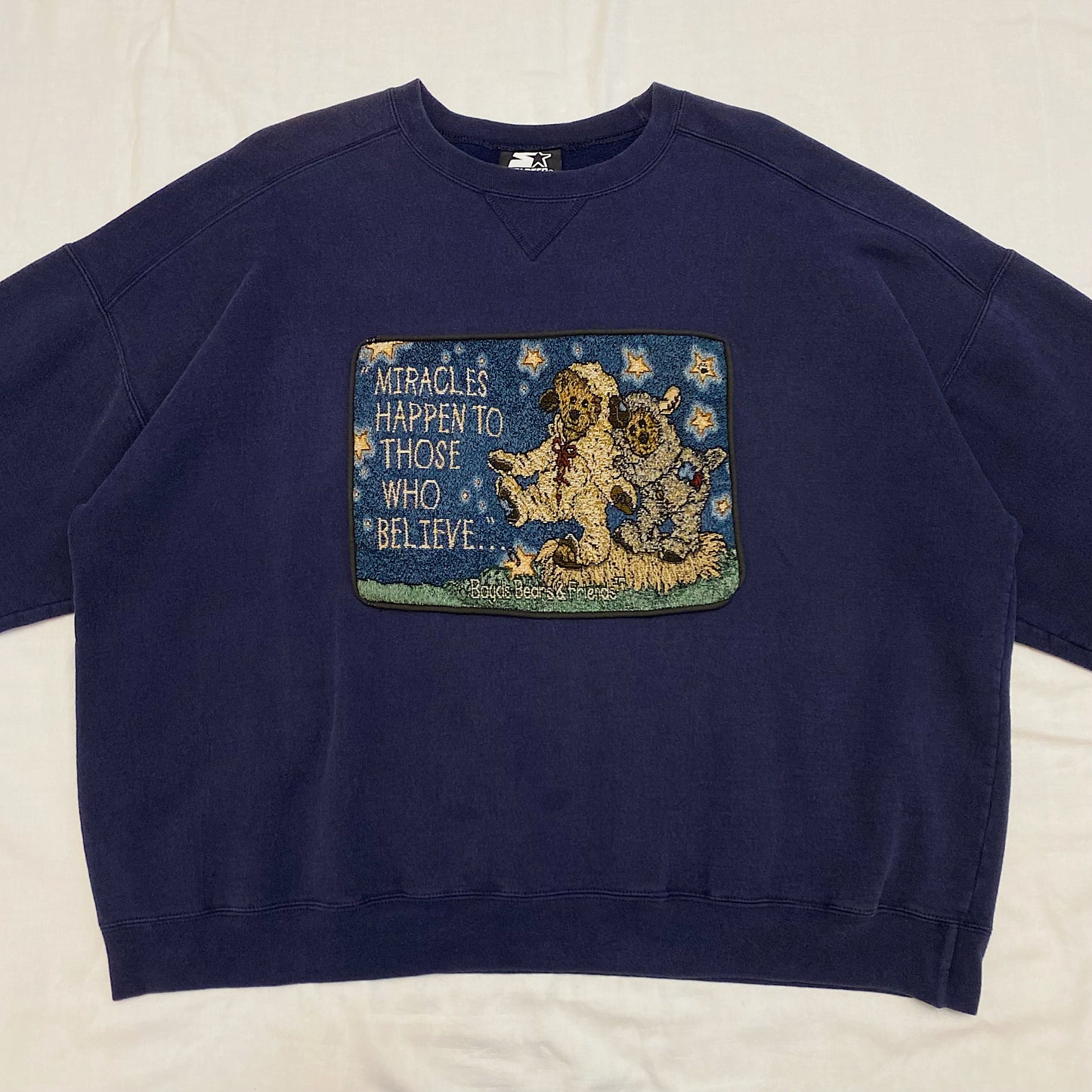 (XXL) Upcycled Teddy Sweatshirt