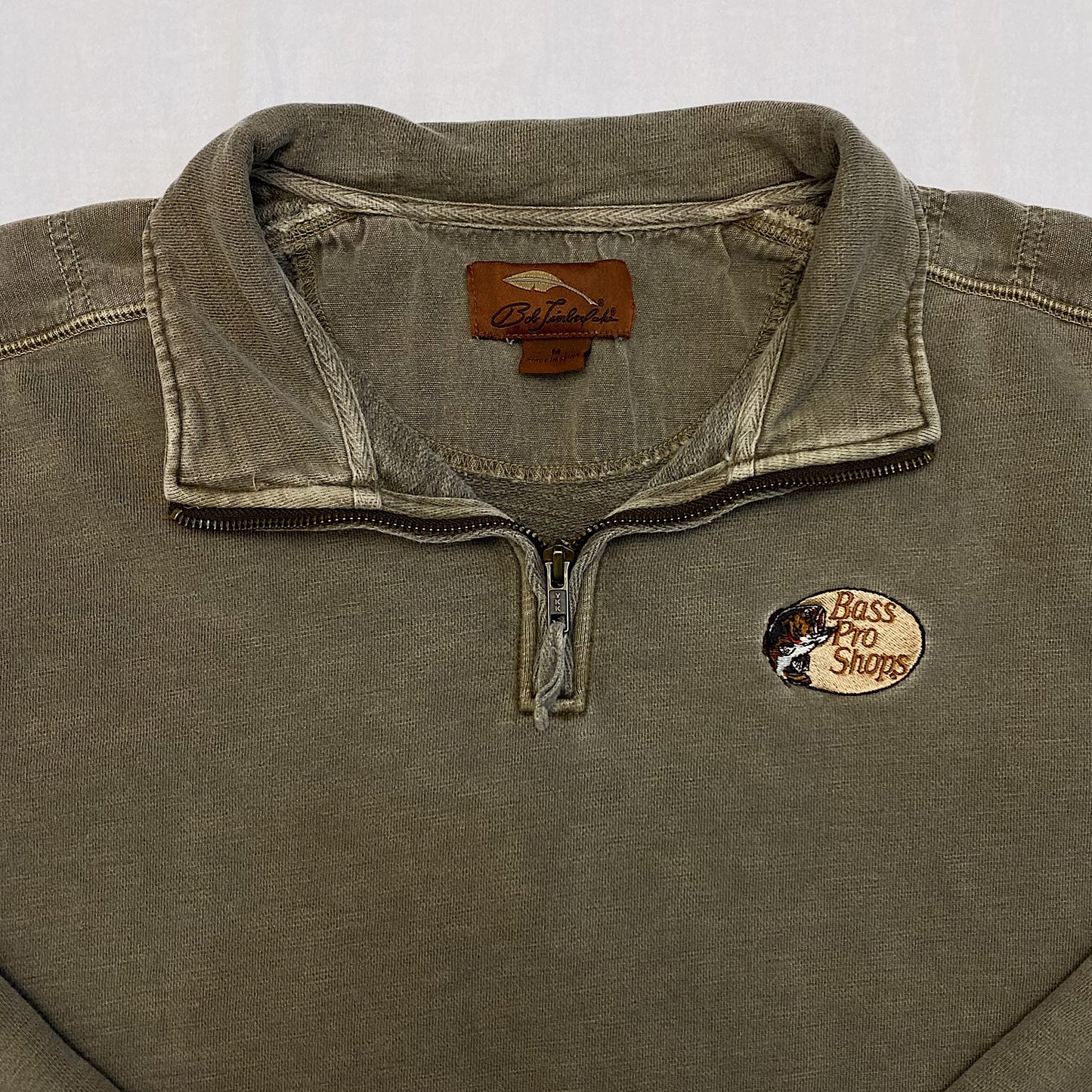 (M) Bass Pro Quarter Zip