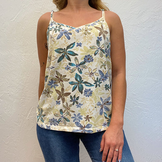 (L) Floral Tank Top