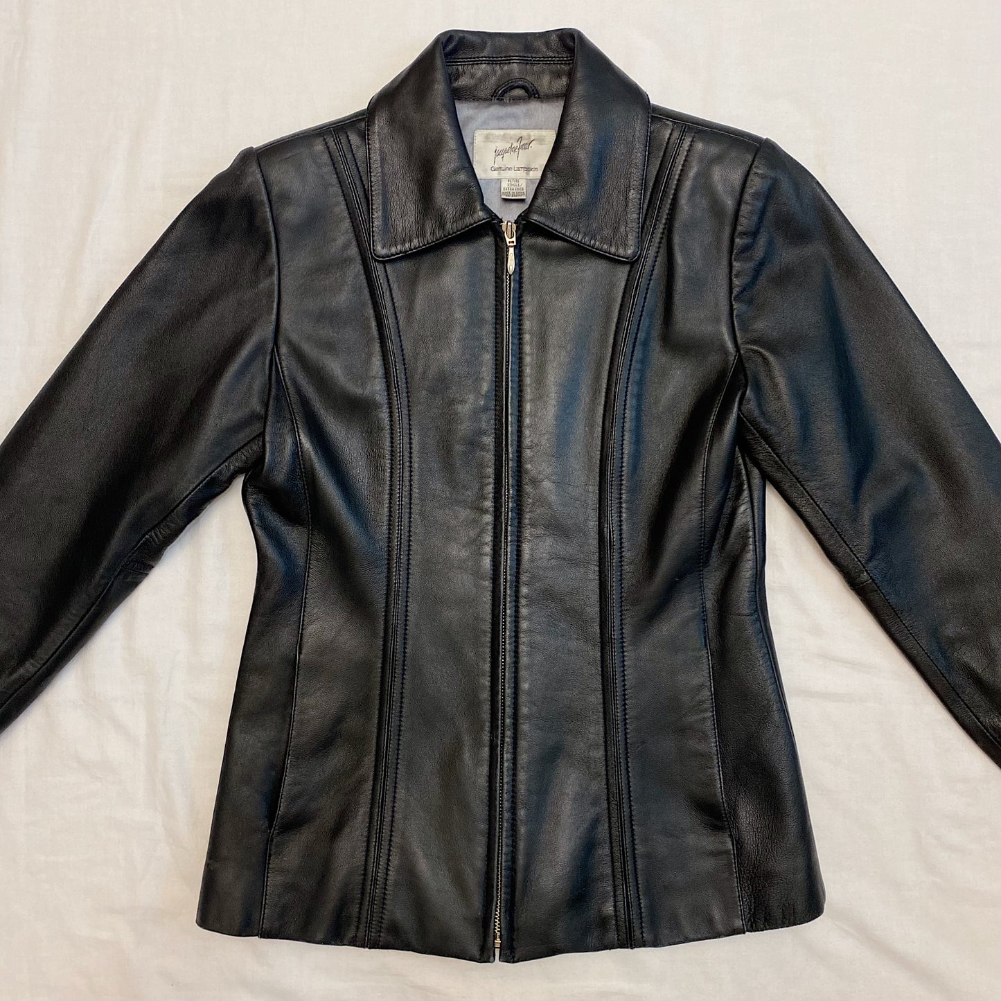 (XS) Vintage Leather Jacket