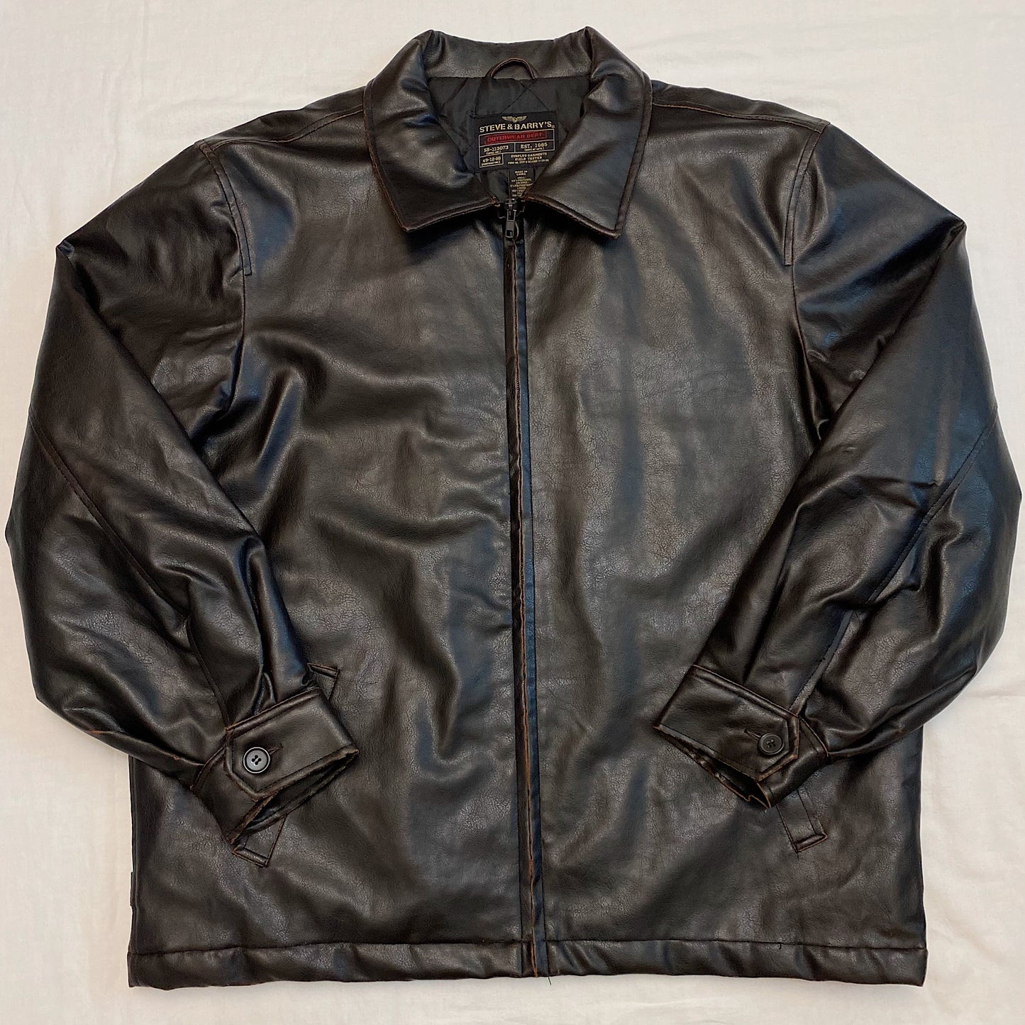 (L) Vintage Leather Jacket