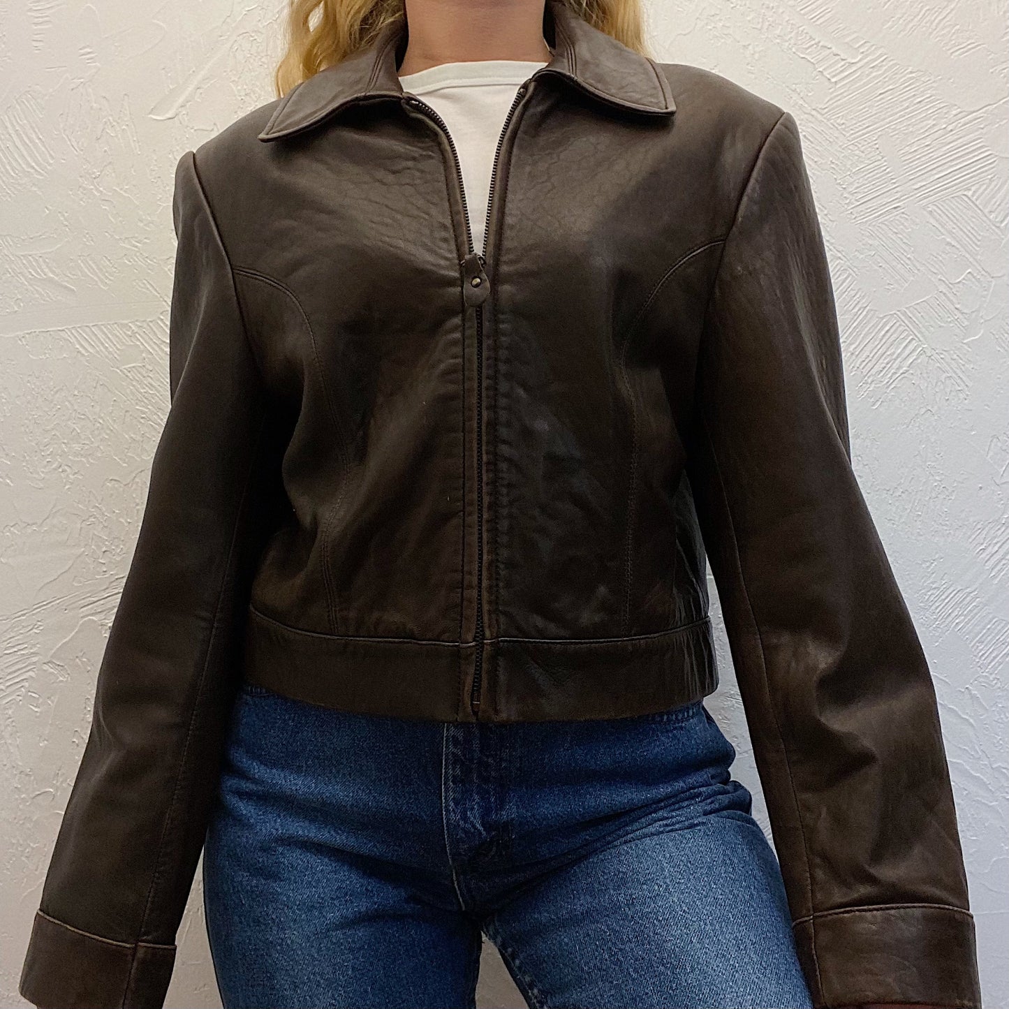 (M) Vintage Leather Jacket