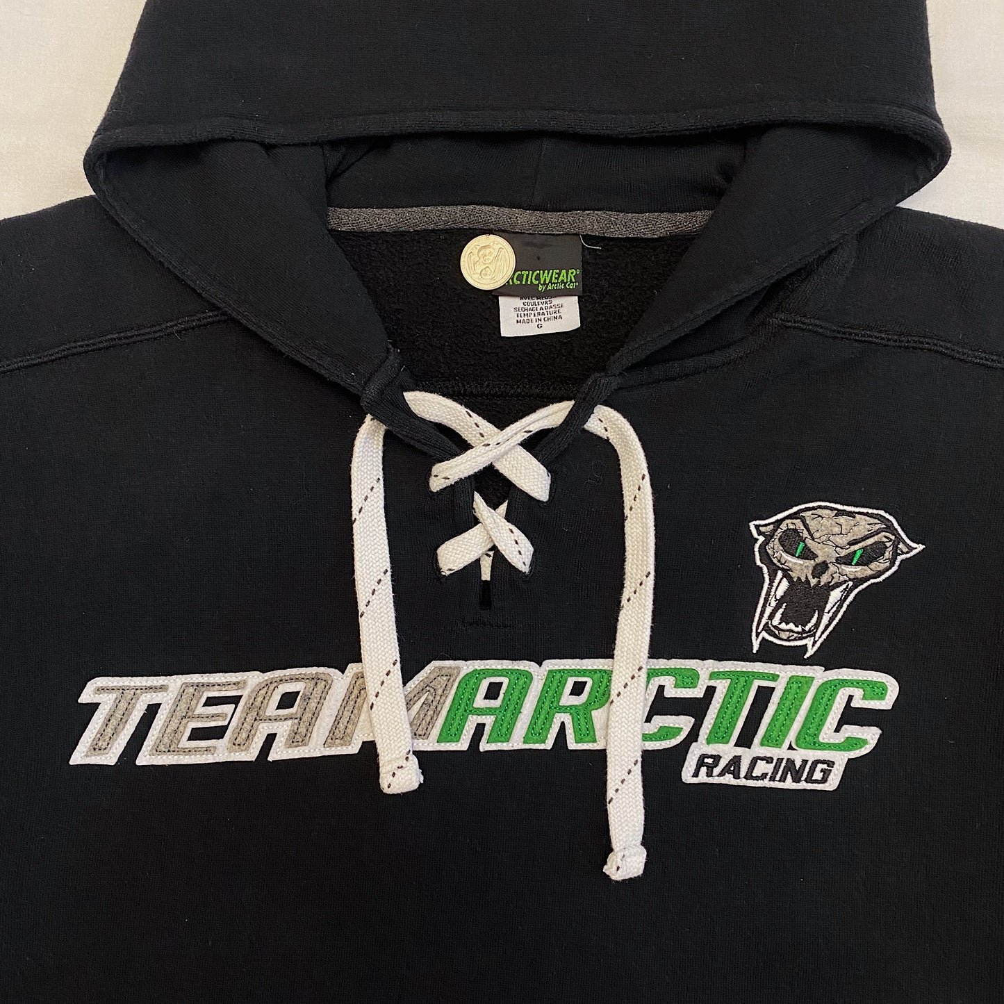 (L) Black Racing Hoodie