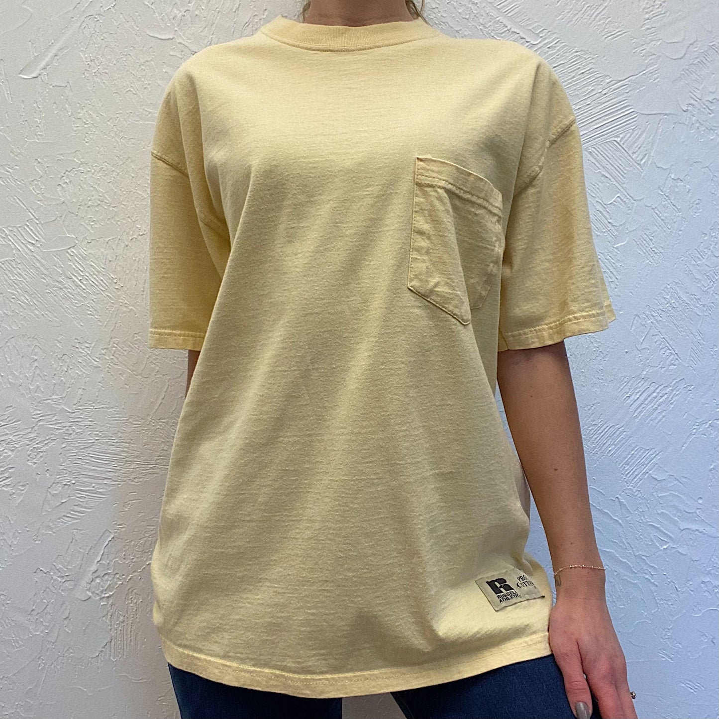(M) Muted Yellow Tee