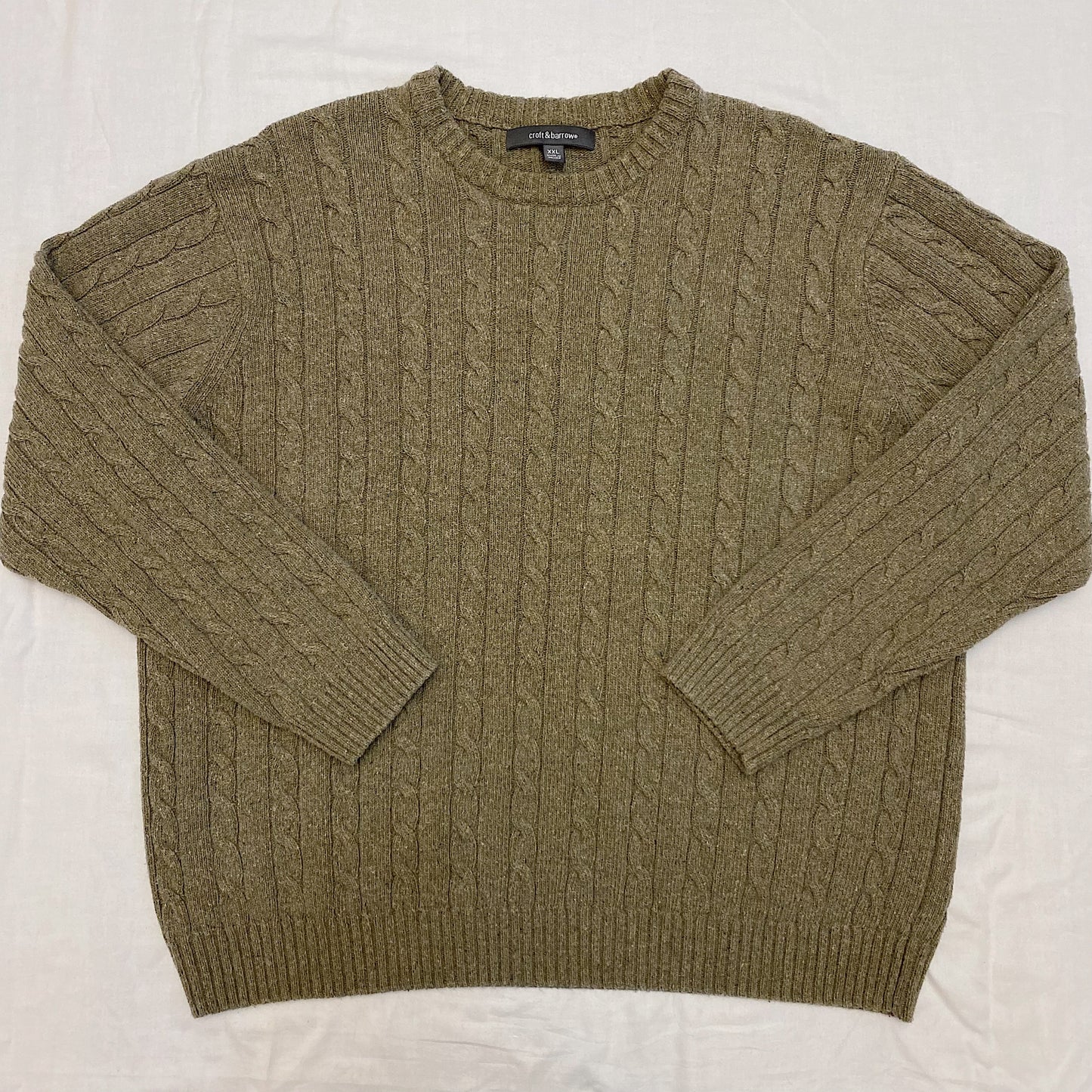 (XXL) Vintage Oatmeal Sweater