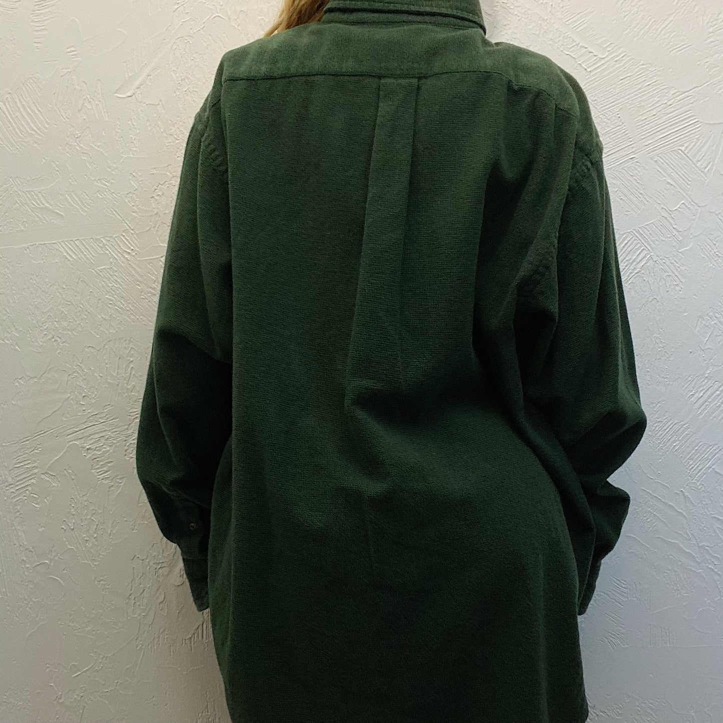 (XL) Green Button Up