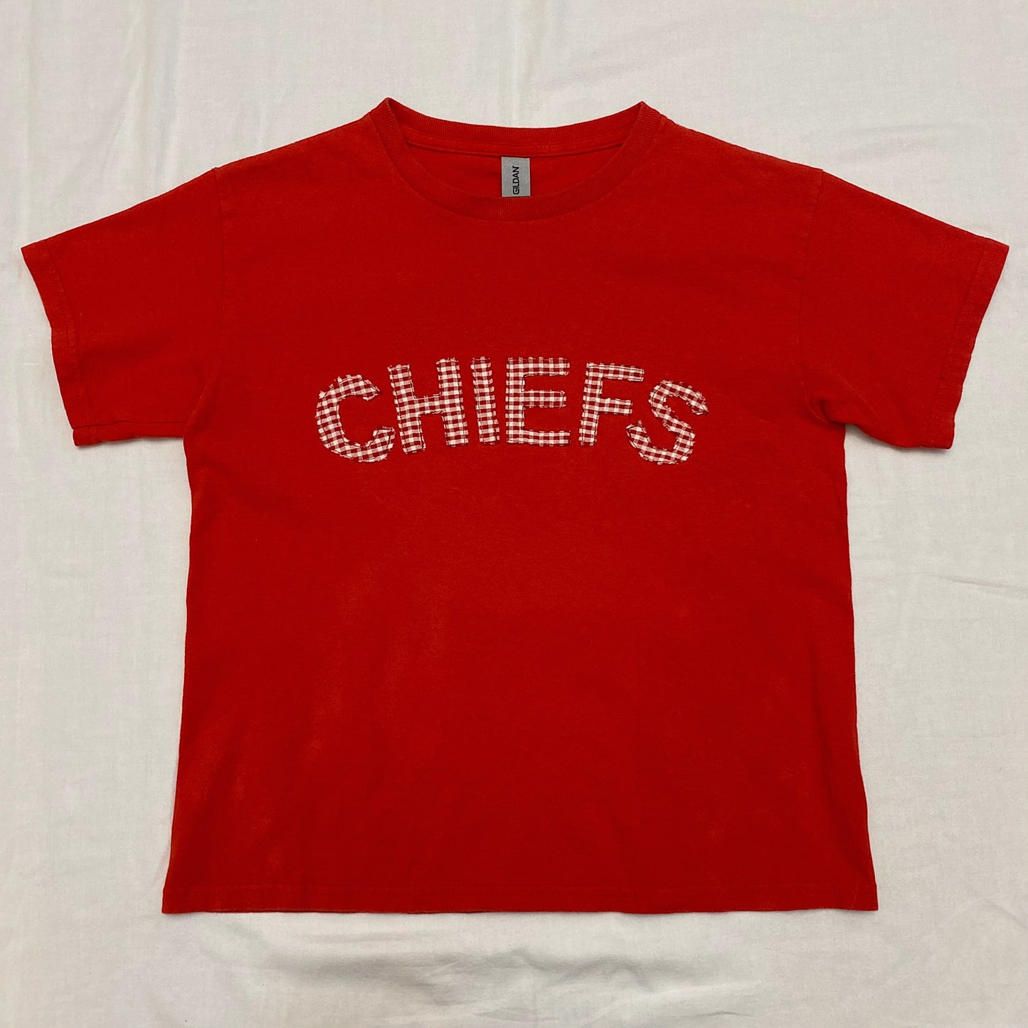 (S) Upcycled Chiefs Tee