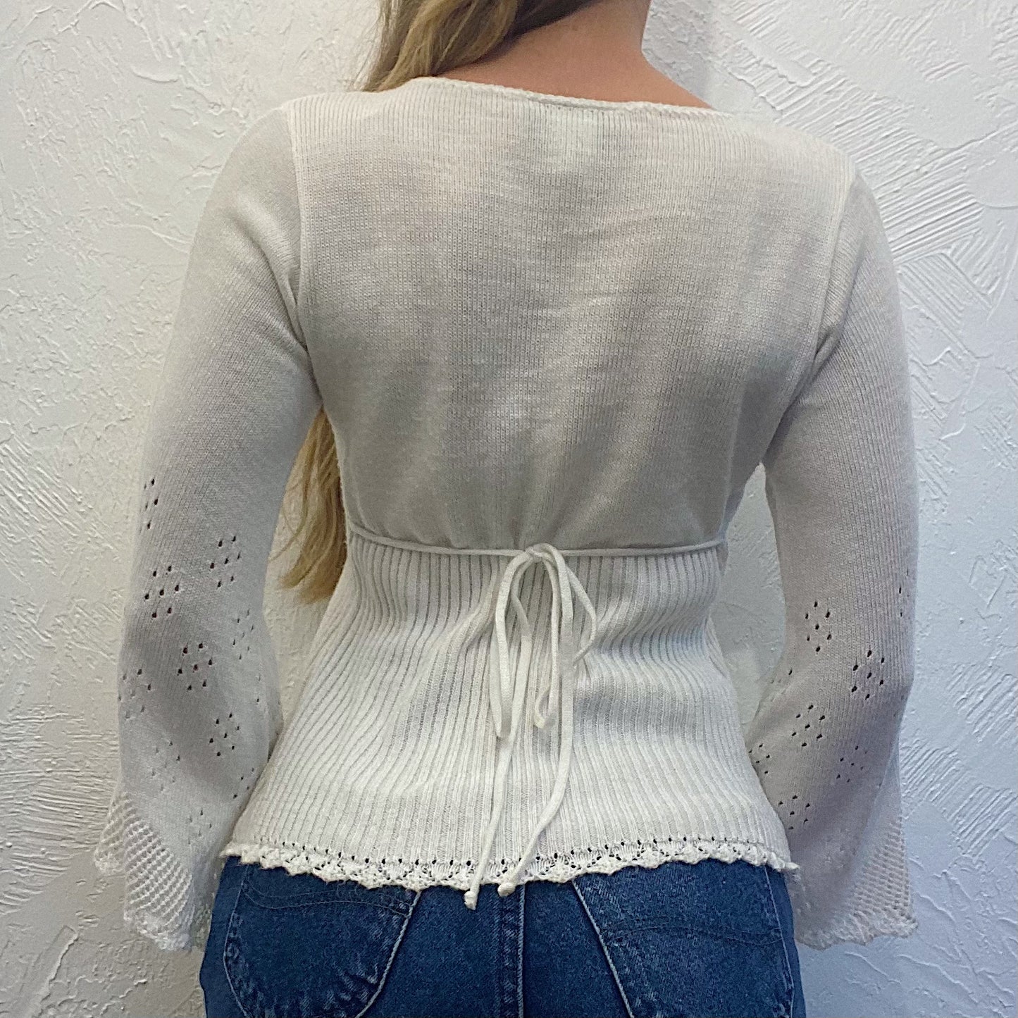 (S) Vintage Crochet Top