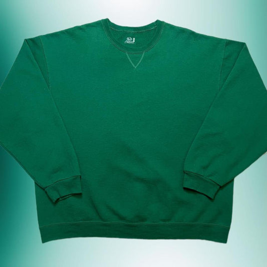 (XXL) Solid Green Sweatshirt