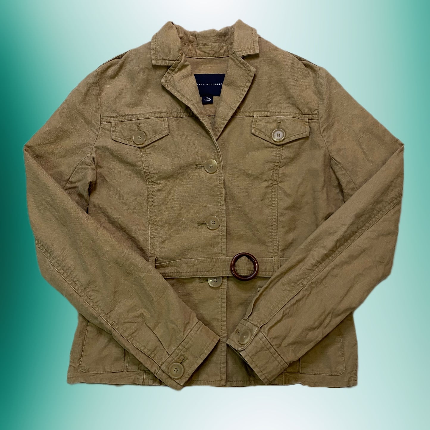 (S) Tan Utility Jacket